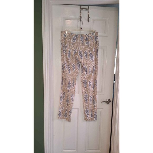 NWT Carole Little Linen Pants SIze 8 Southwest Print - Picture 5 of 7